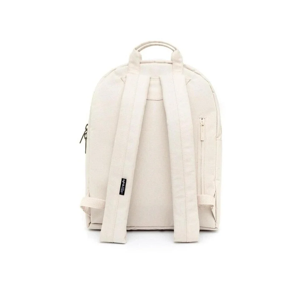✨ Lefrik Cream Eco Recycled Backpack Travel Laptop✨